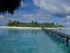 Blick von der SunDown Bar zur Insel